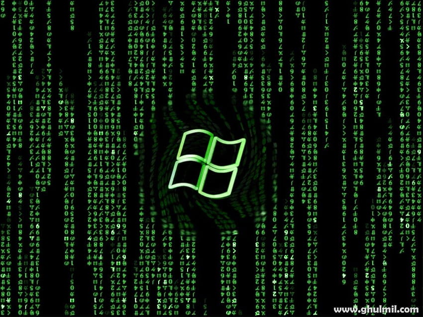 Hakowanie, hakowanie PC tła, zielona czaszka hakera Tapeta HD