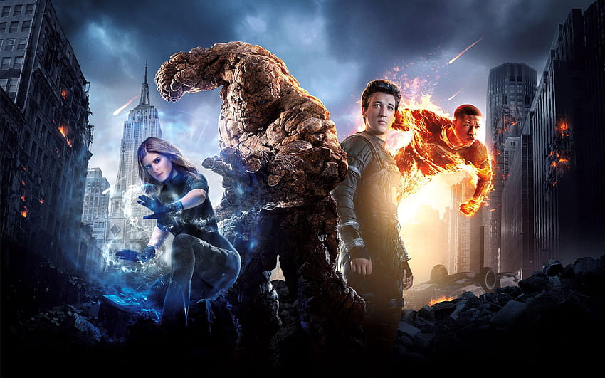 Fantastic Four 2015, human torch HD wallpaper
