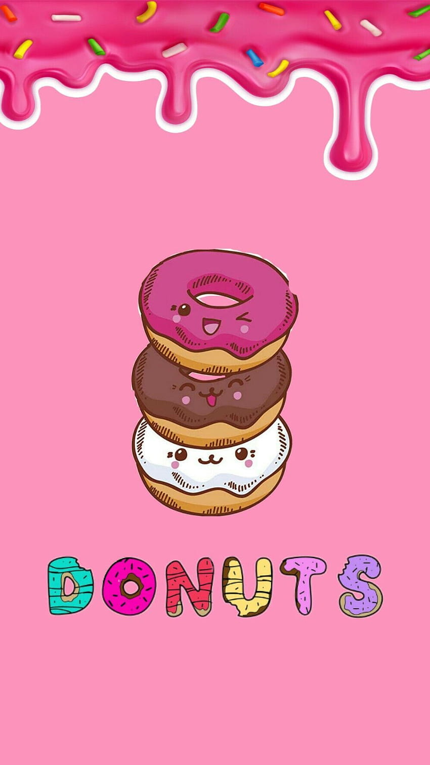 Donuts for you..., kawaii donut HD phone wallpaper