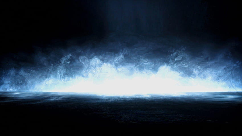 steam, blue, black, outer space, Battlefield, dark, white, smoke, syfy HD wallpaper