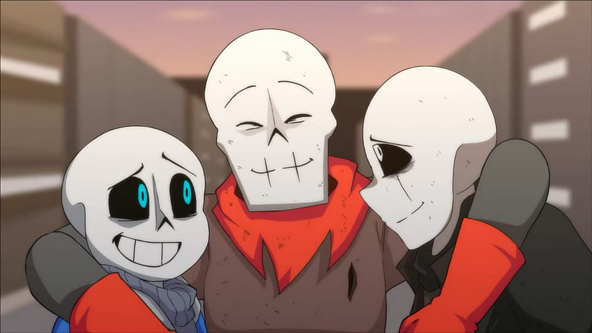 Sans, Papyrus, and Gaster vs Bete HD wallpaper