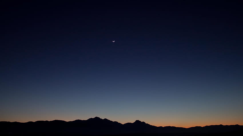 Cielo nocturno despejado: cielo de la tarde fondo de pantalla