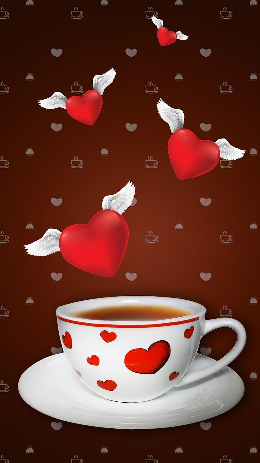 Coffee Love APUS Live pour Android Fond d'écran de téléphone HD