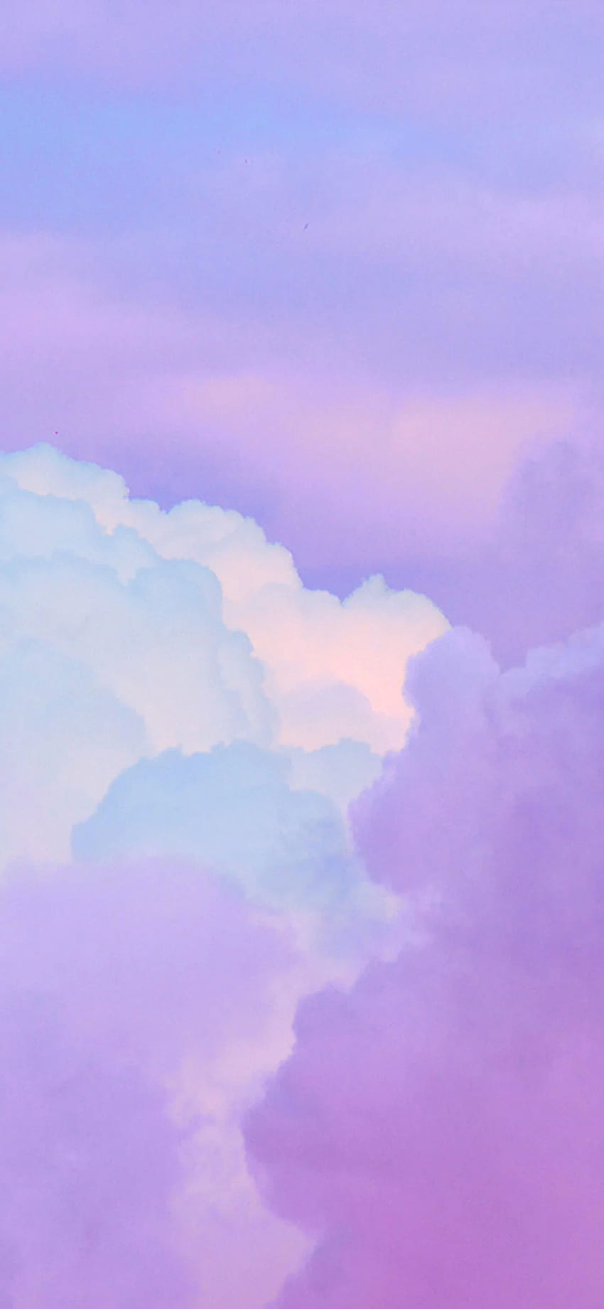 bj18, awan ungu merah jambu iphone wallpaper ponsel HD