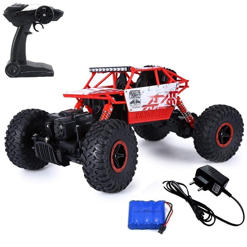 Buy ajudiya's rock 1:18 rechargeable 4wd 2.4ghz rock crawler off road r/c car monster truck kids toys HD phone wallpaper