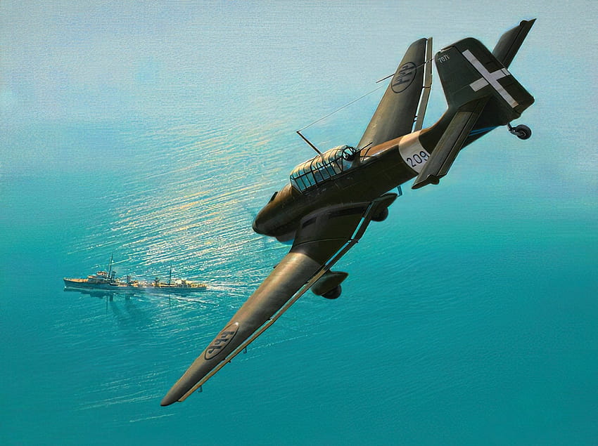 Junker Ju 87 stuka, Junkers Ju 87 Sfondo HD