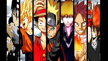 NARUTO x ONE PIECE x DRAGON BALL x BLEACH Darent - Illustrations