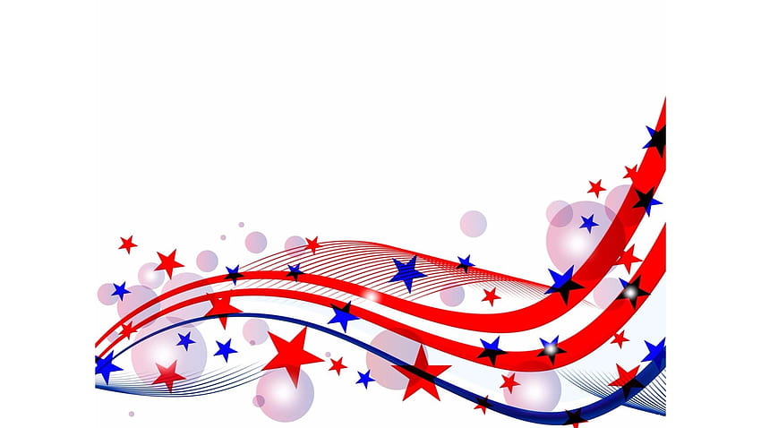 Red White And Blue Stars 4th Of July Backgrounds, 4th of july dual monitor HD wallpaper