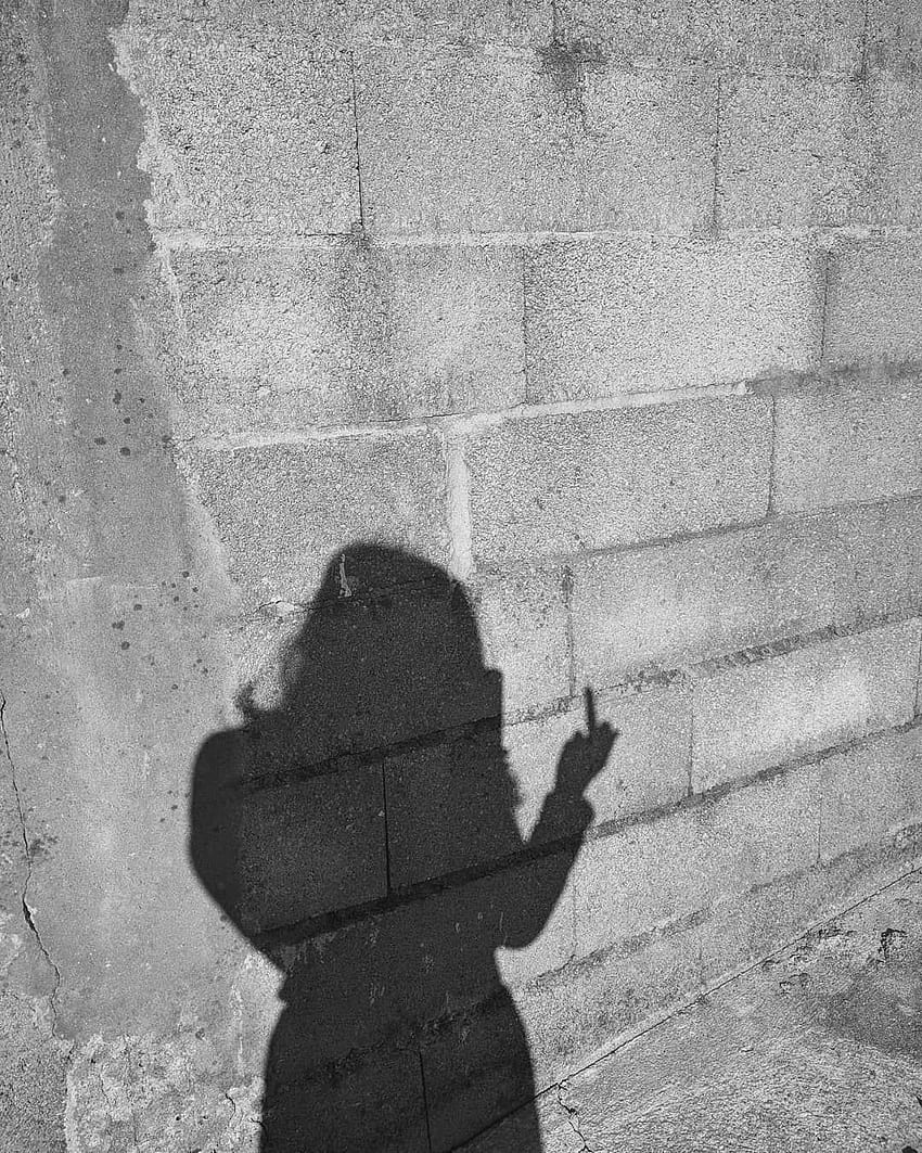 Middle Finger Aesthetic, shadow middle finger HD phone wallpaper