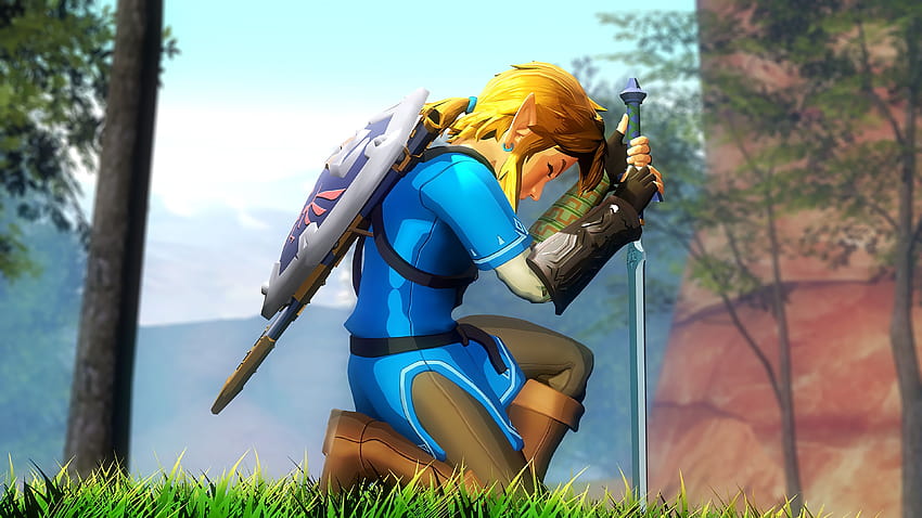 Legend of Zelda, gold hair boy, sword, Nintendo games 3840x2160 U HD wallpaper