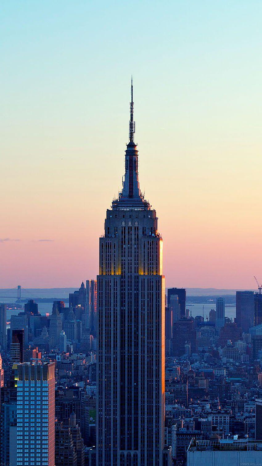 New York Empire State Building, new york state HD phone wallpaper