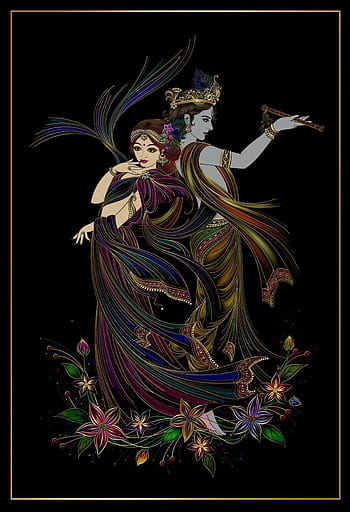 Dark Krishna Wallpapers - Top Free Dark Krishna Backgrounds -  WallpaperAccess