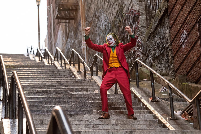 Joaquin Phoenix como Joker bailando , Cine fondo de pantalla