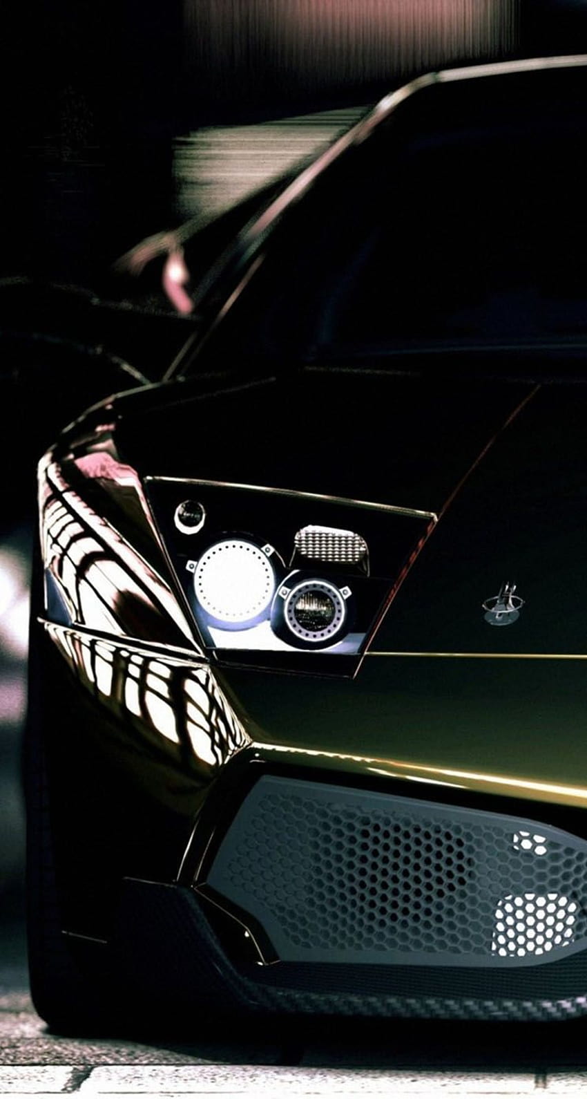 El iPhone » Lamborghini Murcielago verde oscuro, iphone lamborghini fondo de pantalla del teléfono