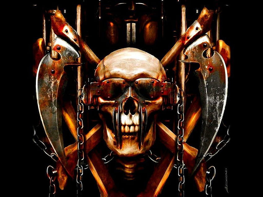 Skull For, fire skull HD wallpaper | Pxfuel