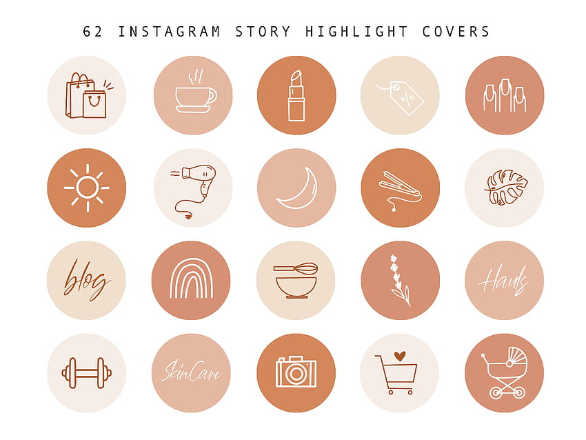 65 Instagram Öne Çıkan Kapak Simgeleri Instagram Hikayeleri HD duvar kağıdı