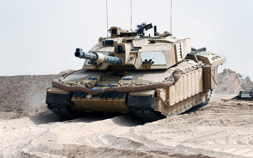Challenger 2, tank tempur Inggris, peralatan militer, kendaraan lapis baja, tank, pasukan darat, Britania Raya dengan resolusi 3840x2400. Kualitas tinggi, kendaraan tempur Wallpaper HD