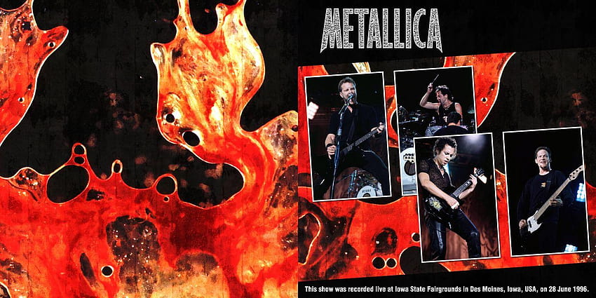 METALLICA Thrash Metal Heavy Album Cover Art Poster Poster Konzert, Trash Metal HD-Hintergrundbild