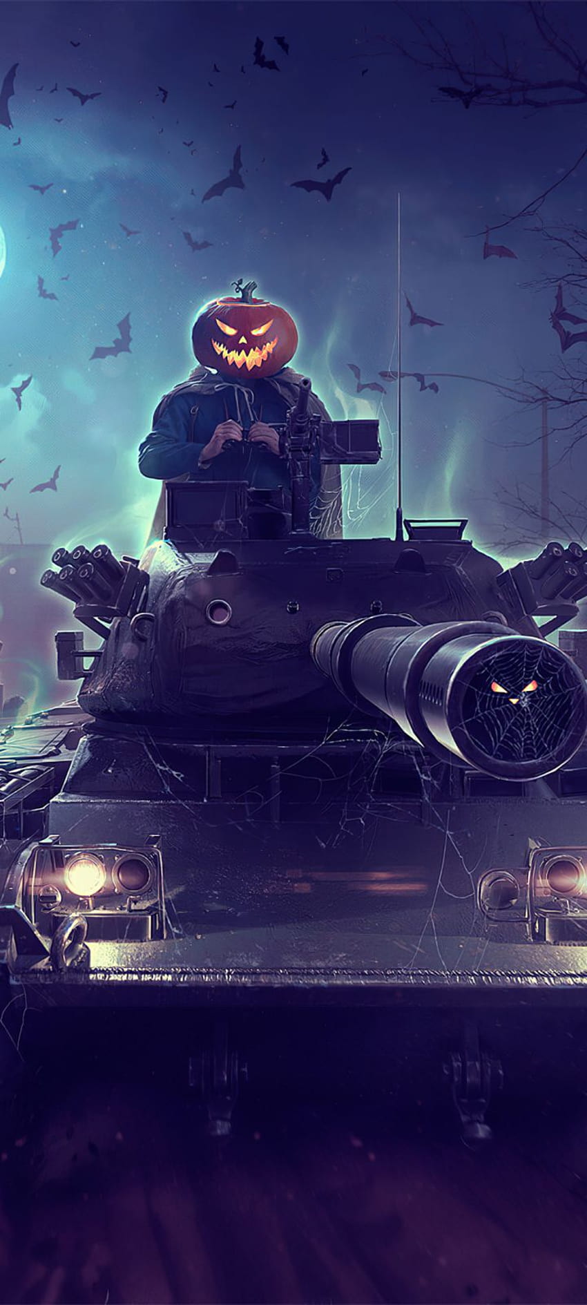 720x1600 Halloween World Of Tanks 720x1600 Resolution , Games , and Backgrounds, halloween 720x1600 HD phone wallpaper