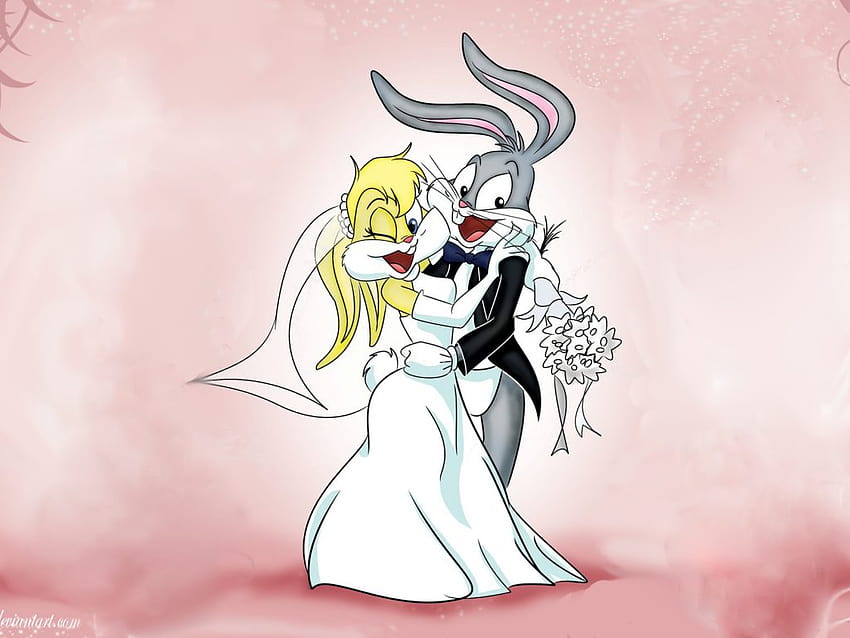 Cartoons Rabbit Bugs Bunny And Lola Grooms Wedding Bidermajer Full 1920x1200 : 13, karikatür tavşan HD duvar kağıdı