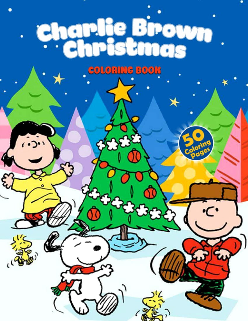 チャーリー ブラウンのクリスマスの塗り絵: 5 つの美しいイラスト付きの素晴らしいクリスマス ギフト。 HD電話の壁紙