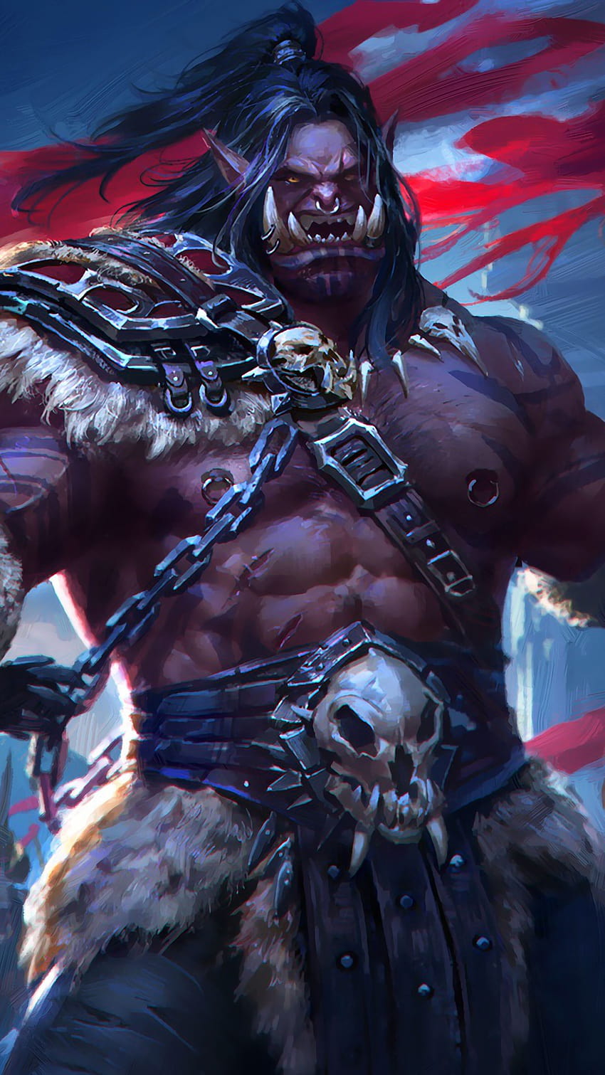 329071 Grom Hellscream, WoW, Fantasy, phone , Backgrounds, and, grommash HD phone wallpaper