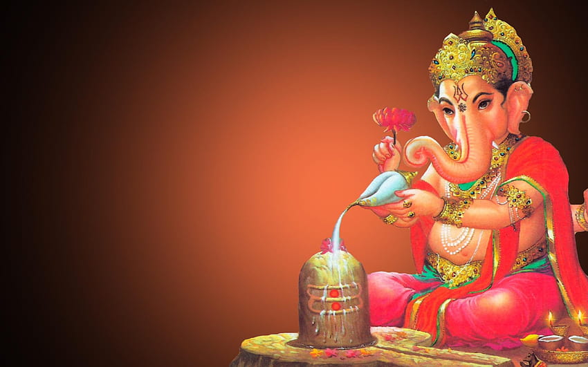 Lord Ganesha Latest Gallery, ganpati bappa lalbaug HD wallpaper | Pxfuel