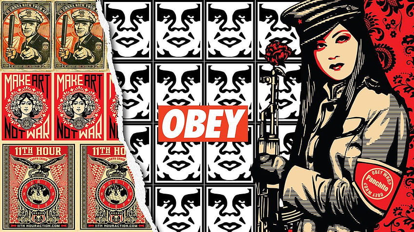 Obey 1920x1080 by JayGunnink, obey art HD wallpaper