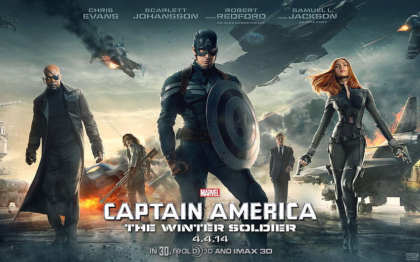 Captain America: The Winter Soldier & Facebook-Cover HD-Hintergrundbild