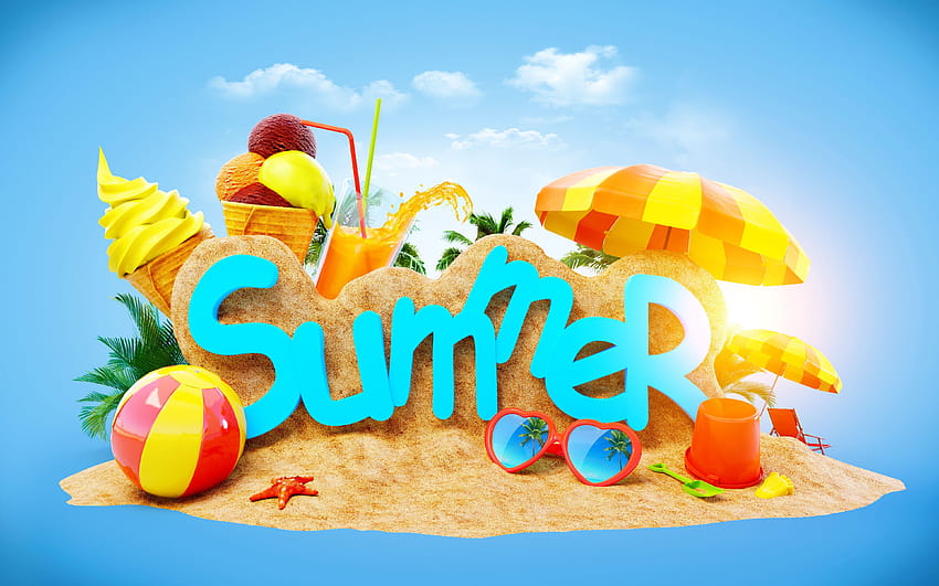 Summertime Fun Backgrounds, summer time fun HD wallpaper