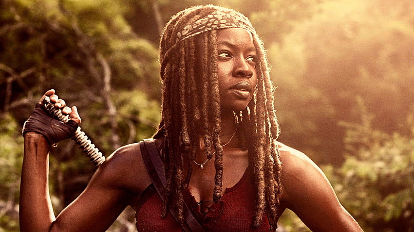 Danai Gurira As Michonne In The Walking Dead Season 9 2018, Tv HD wallpaper