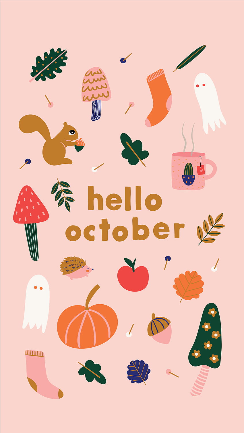 October 2018 !, hello october HD phone wallpaper | Pxfuel