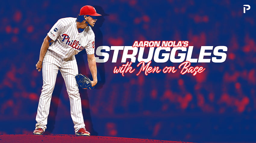 Aaron Nola's Struggles with Men on Base HD wallpaper