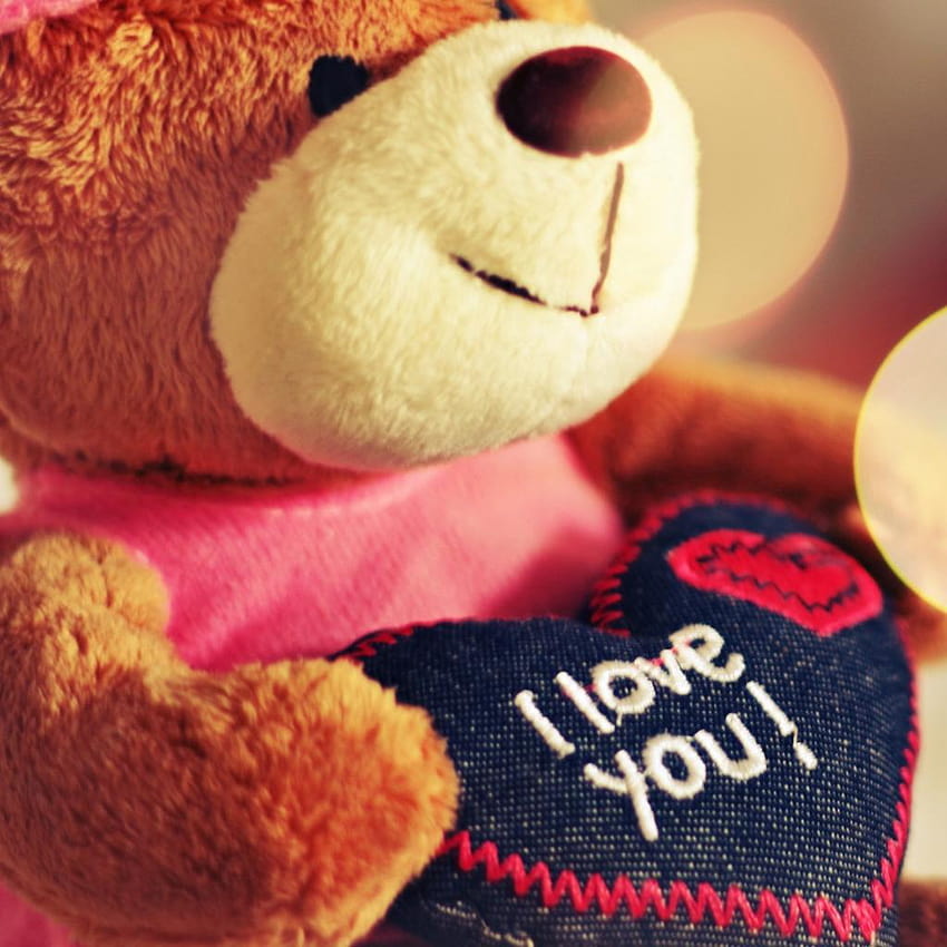 I Love You Teddy Bear iPad, teddy bear love HD phone wallpaper | Pxfuel
