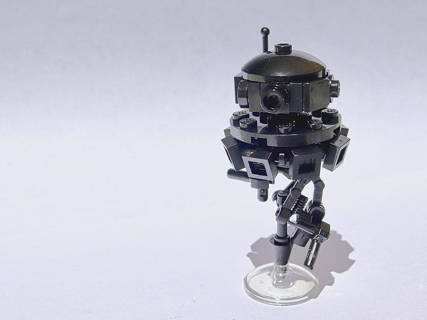 Minifig Scale Imperial Viper Probe Droid HD wallpaper