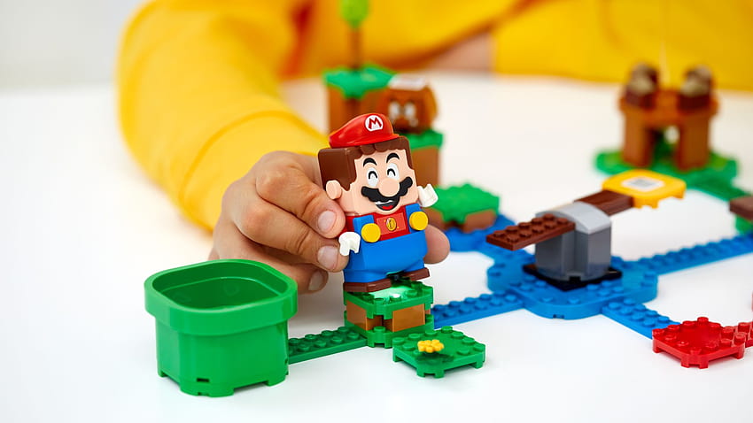 Lego Super Mario, Super Mario Maker, Labo ile buluşuyor ve bu saf bir keyif HD duvar kağıdı