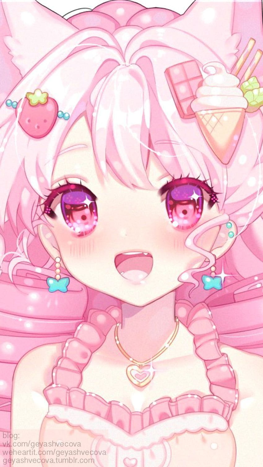 Chibi anime kawaii, Kawaii anime, Cute ...pinterest, anime girl cute pink HD  phone wallpaper | Pxfuel