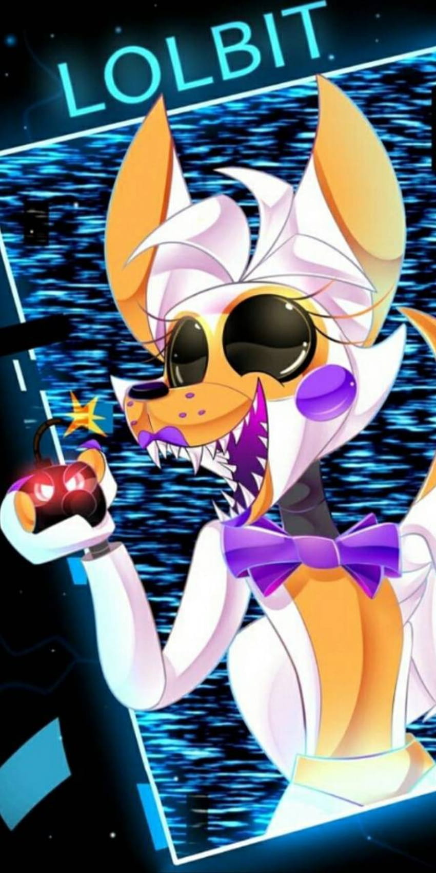 Lolbit 🤍🧡💜  Papel de parede de fundo branco, Desenho de rosto, Desenho  hippie