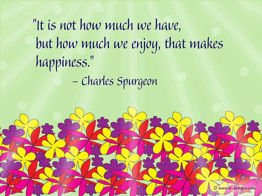 with happiness quote about life, joy and happiness HD wallpaper