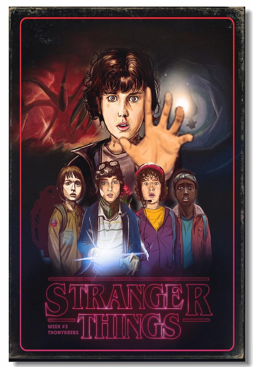 Custom Canvas Wall Painting Stranger Things Poster Stranger Things ...