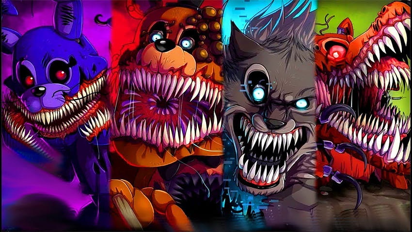 Five Nights At Freddy's Verdrehte, verdrehte Bonnie HD-Hintergrundbild