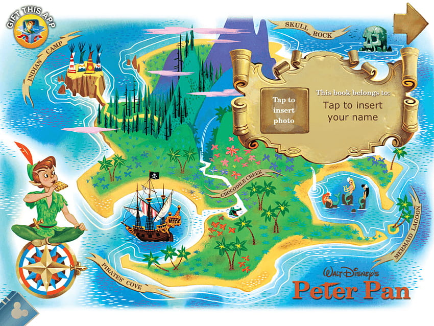 ピーターパン：ディズニークラシックスアプリレビュー、ネバーランドピーターパン 高画質の壁紙