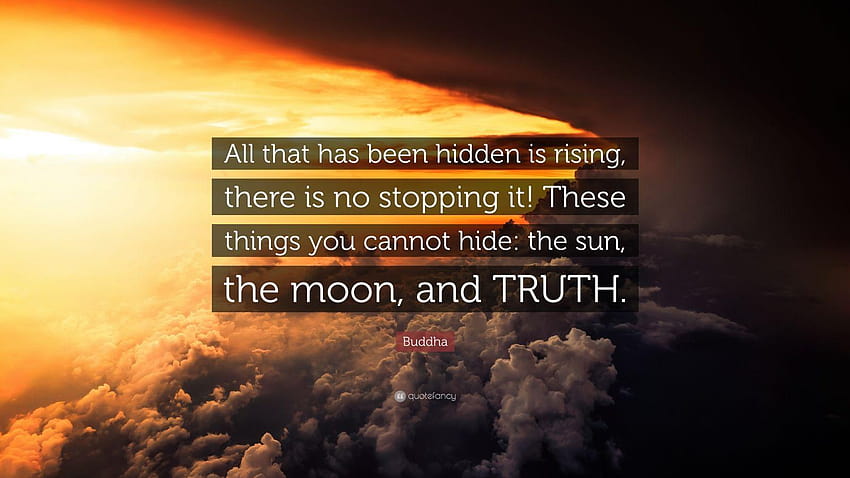 부처님의 명언, 숨어있는 태양 HD 월페이퍼