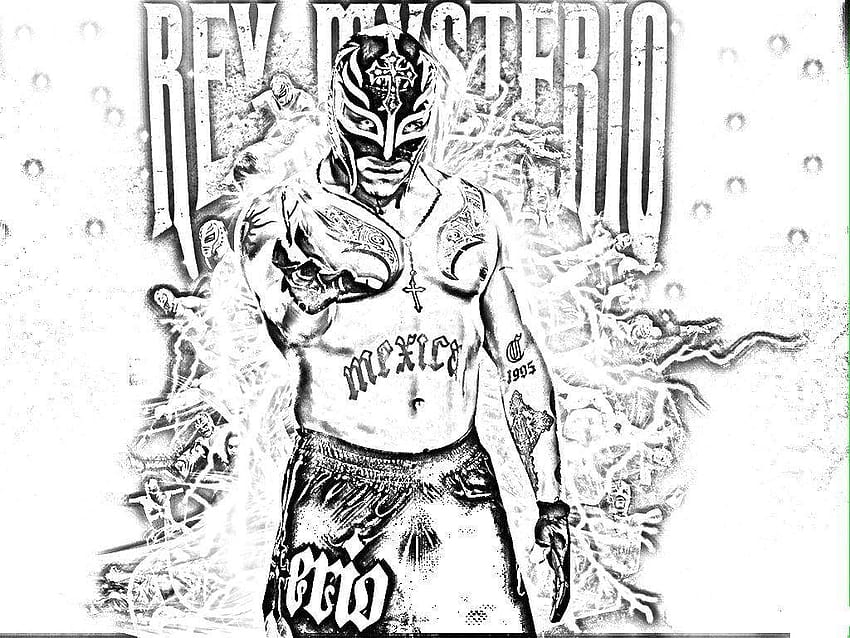 rey mysterio drawing