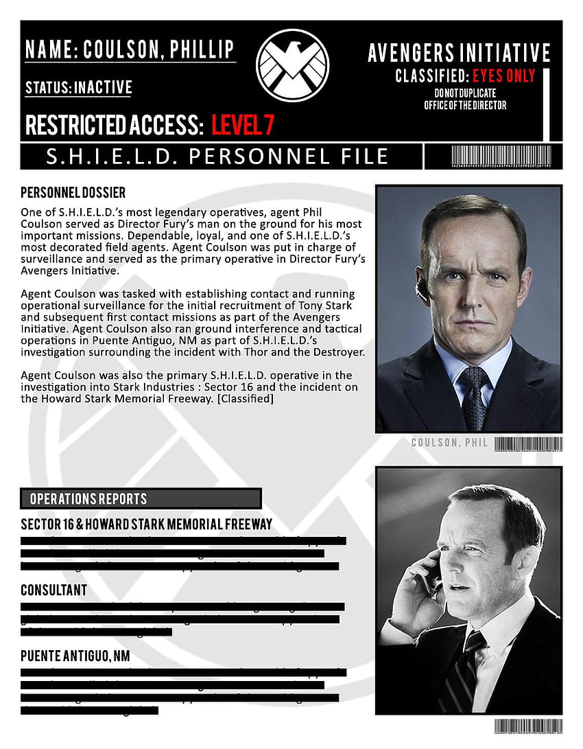 ToyLab: Phil Coulson, marvel cinematic universe phil coulson HD phone wallpaper