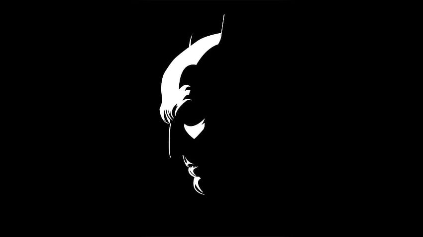 S de Batman en blanco y negro, batman blanco fondo de pantalla | Pxfuel