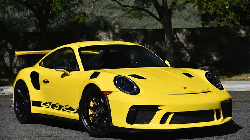 2019 Porsche 911 GT3 RS In Racing Yellow Is A Stunner HD wallpaper