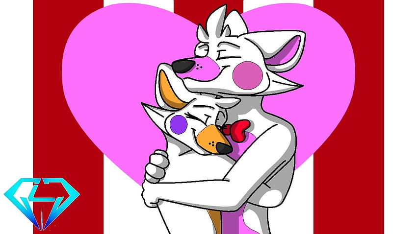 201554 - safe, artist:bsocguk, funtime foxy (fnaf), lolbit (fnaf