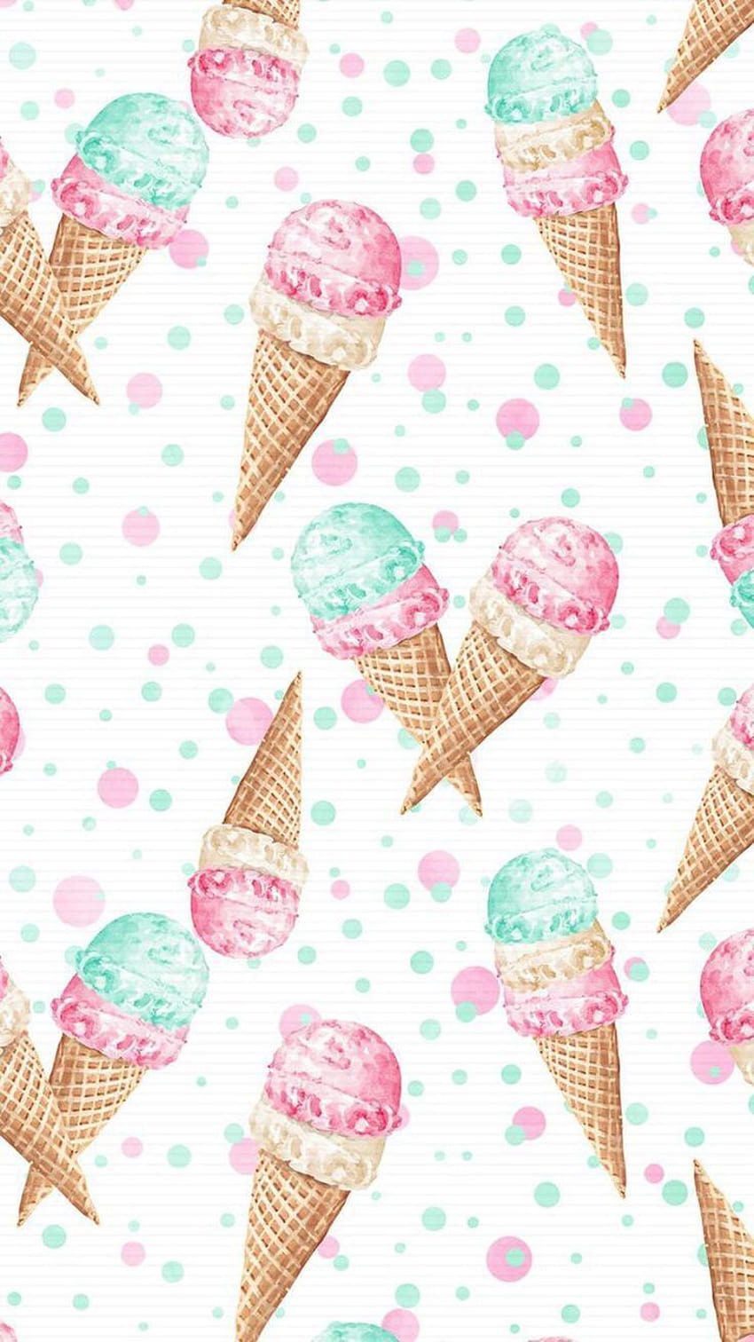 iPhone and Android : Icecream for iPhone and Android, kawaii ice cream HD phone wallpaper