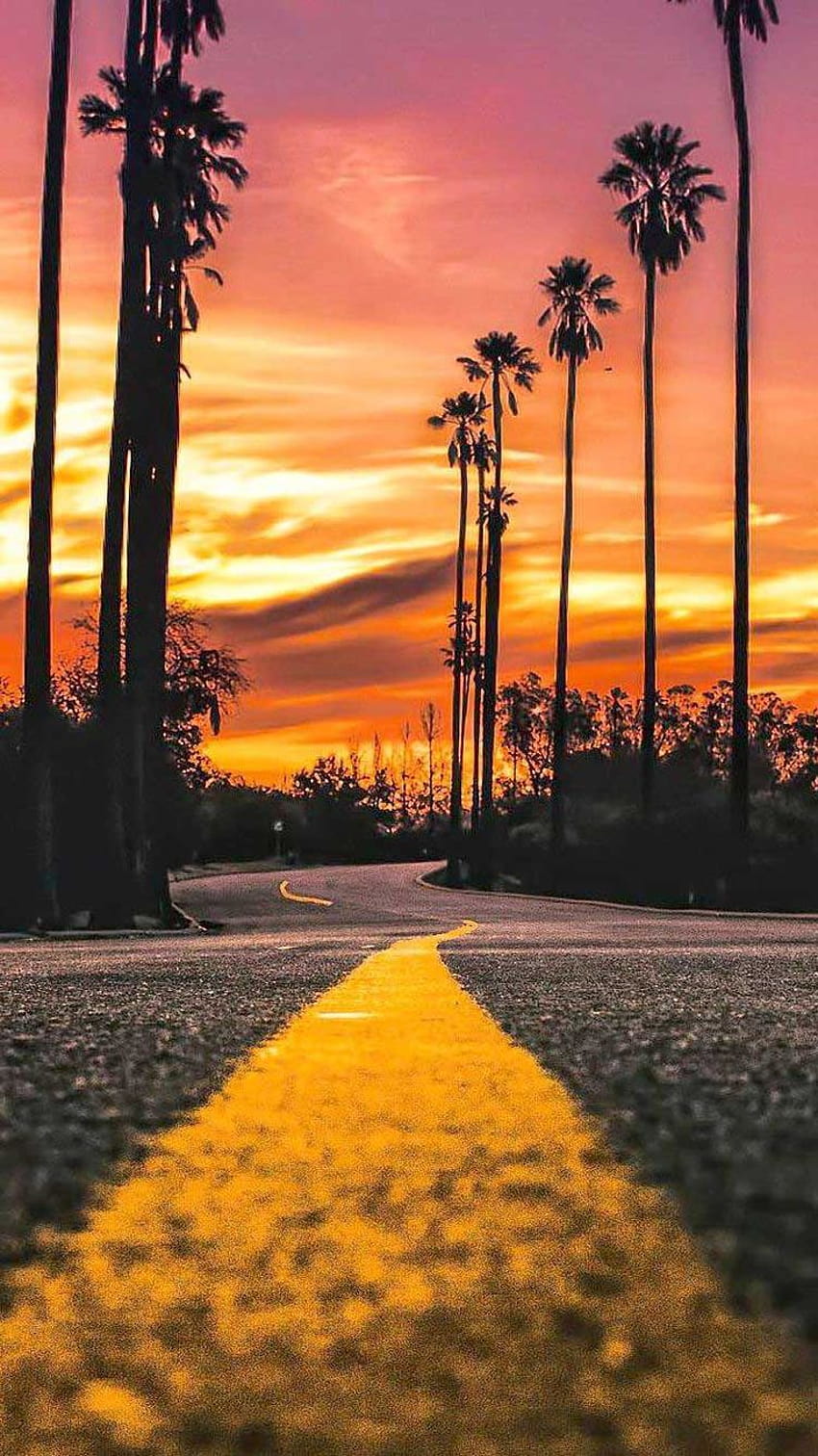 Street of Los Angeles iPhone, Los Angeles süß HD-Handy-Hintergrundbild